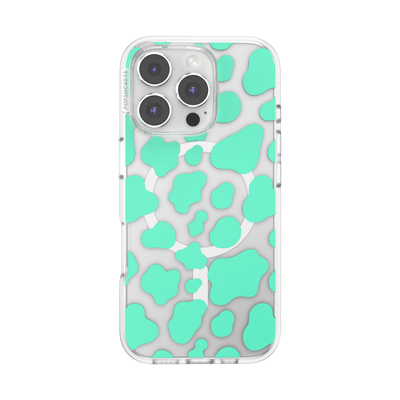Turquoise Cow Cow — iPhone 16 Pro MagSafe Case image number 0